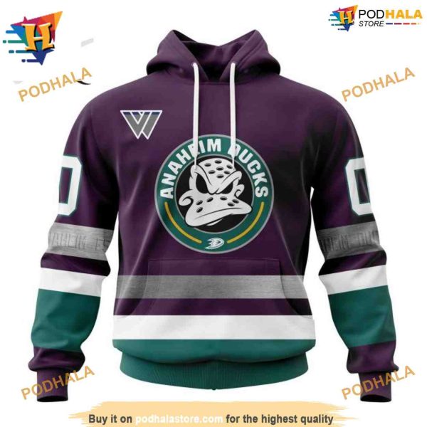 NHL Mighty Ducks 30th Anniversary Unique Hoodie 3D Design