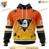 NHL Personalize New Gradient Series Ducks Hockey Apparel in Hoodie 3D