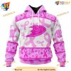 NHL Pink October Breast Cancer Awareness Mighty Ducks Hoodie 3D