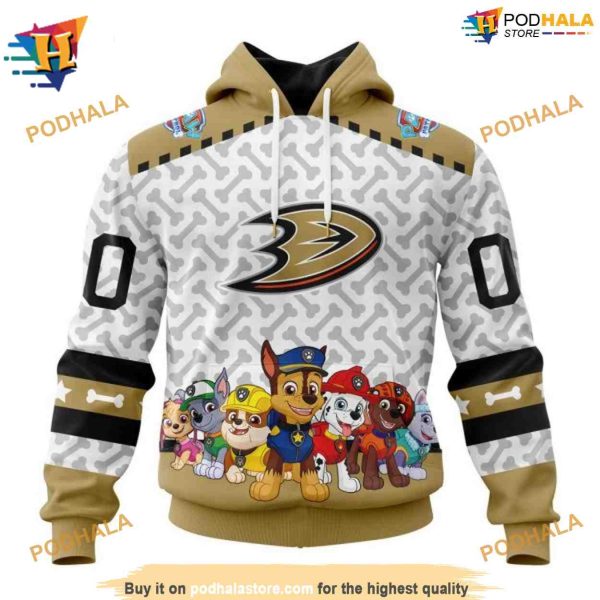 NHL Special PawPatrol Design Unique Anaheim Ducks Merch Hoodie 3D