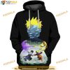 Naruto And Sasuke Final Battle Naruto Anime All Over Print 3D Hoodie