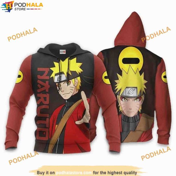 Naruto Sage Anime Manga 3D Hoodie