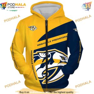 Nashville Predators 3D Hoodie