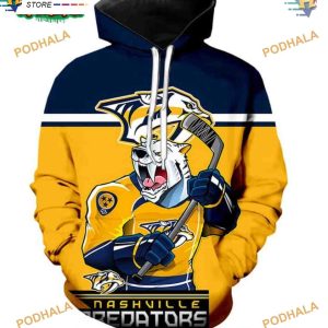 Nashville Predators 3D Hoodie