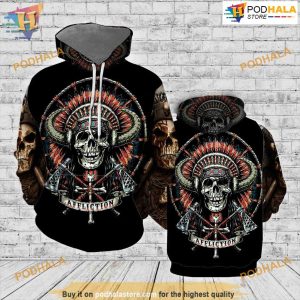 Native American All Over Printed 3D Hoodie Sweatshirt