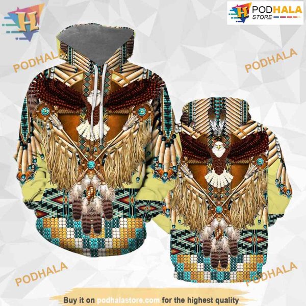 Native American Culture All Over Printed 3D Hoodie Sweatshirt