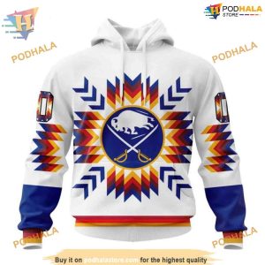 Native Pattern Special Design NHL Buffalo Sabres 3D Hoodie Customizable