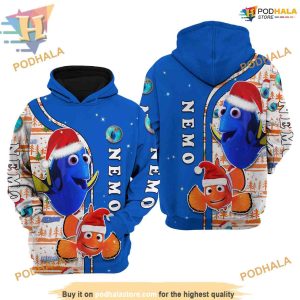 Nemo Blue Xmas Disney Hoodie