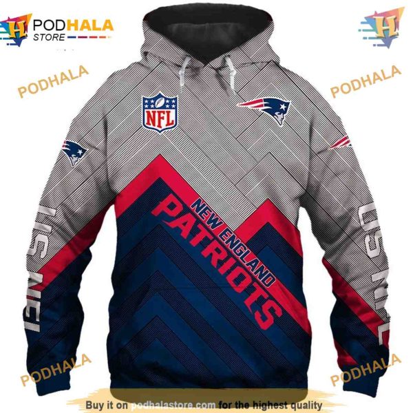 New England Patriots NFL Hoodie 3D