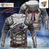 New England Patriots NFL Knight Templar Armor Shirt NFL Hoodie 3D