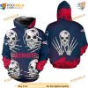 New England Patriots Skull 3D Hoodie