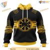 New Gradient Series NHL Personalized Boston Bruins Hoodie 3D