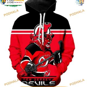 New Jersey Devils 3D Hoodie