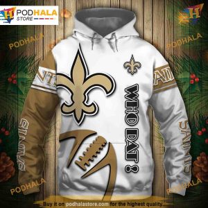 New Orleans Saints NFL Hoodie 3D Graphic