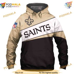 New Orleans Saints NFL Hoodie 3D Long Sleeve