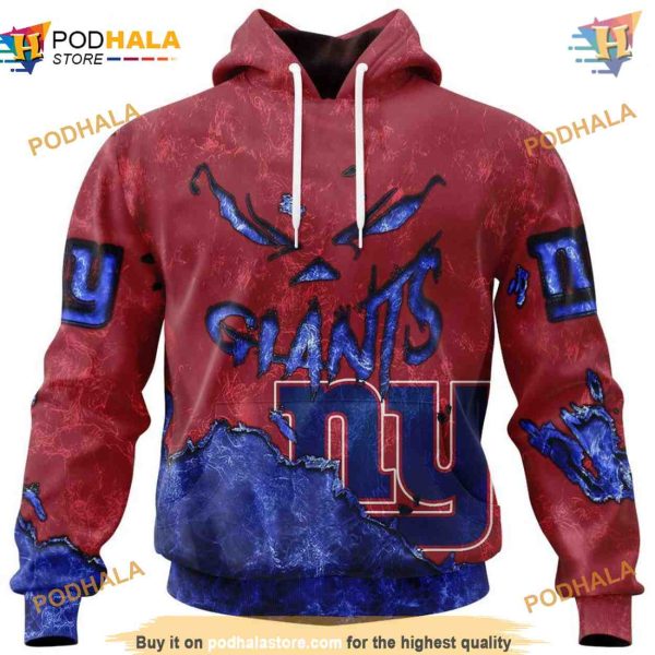 New York Giants 3D Hoodie Devil Eyes – Fan Gift