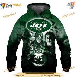 New York Jets NFL Hoodie 3D Halloween