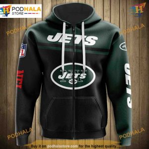 New York Jets Skull NFL Hoodie 3D