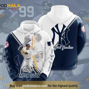 New York Yankees Aaron Judge 3D Hoodie