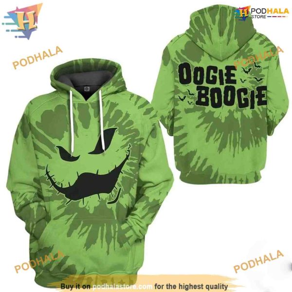 Nightmare Oogie Boogie Green 3D Hoodie Sweatshirt