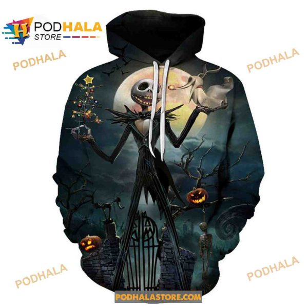 Nightmare Prior To Christmas Halloween 3D Hoodie Sweatshirt Shirt