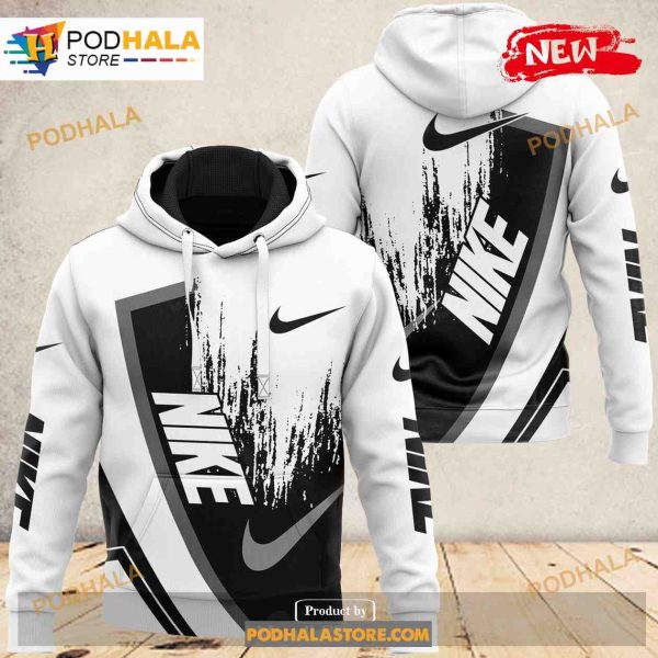 Nike Basic Luxury Black White Premium Fashion Sweatshirt 3D