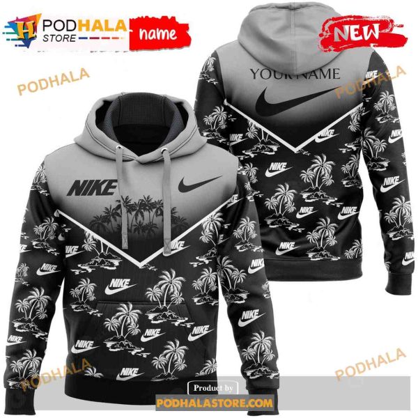 Nike Custom Coconut Tree Luxury Design Style US Nike 3D Hoodie