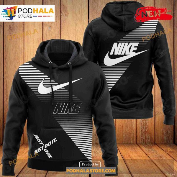 Nike Fashion Black Just Do It Luxury Design 3D Hoodie Sweatshirt