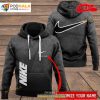 Nike Fashion Custom Name Classic Premium Gray Design 3D Hoodie