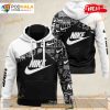 Nike Luxury Black White Fashion 3D Hoodie Sweatshirt