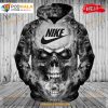 Nike Smoke Skull Design Hot Luxury Fashion 3D Hoodie Sweatshirt