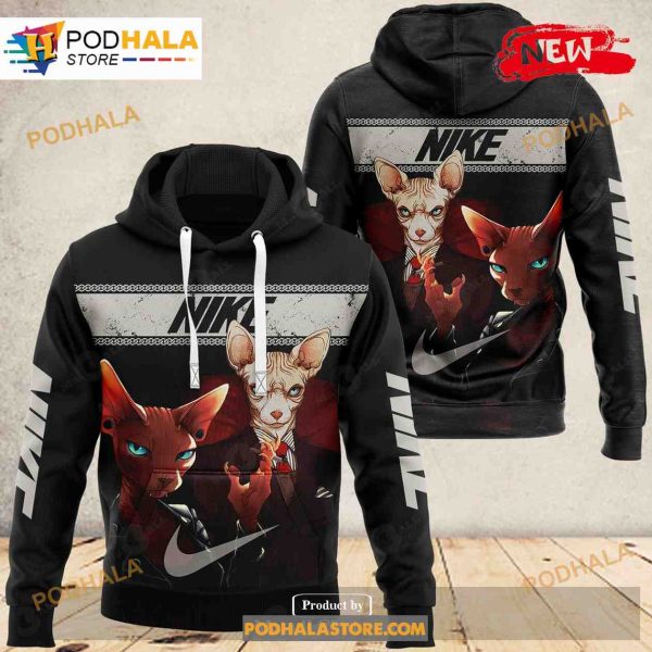 Nike Sphynx Cat Fashion Luxury US 3D Hoodie Sweatshirt