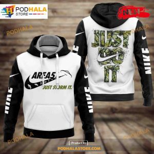 Nike White Fashion Just Storm It – Just Do It Luxury Design 3D Hoodie