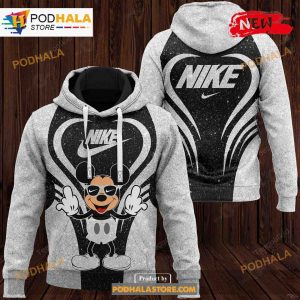 Nike and Mickey Mouse Players Fashion Luxury Design 3D Hoodie Sweatshirt