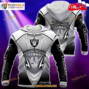 Oakland Raiders New Design NFL Hoodie 3D