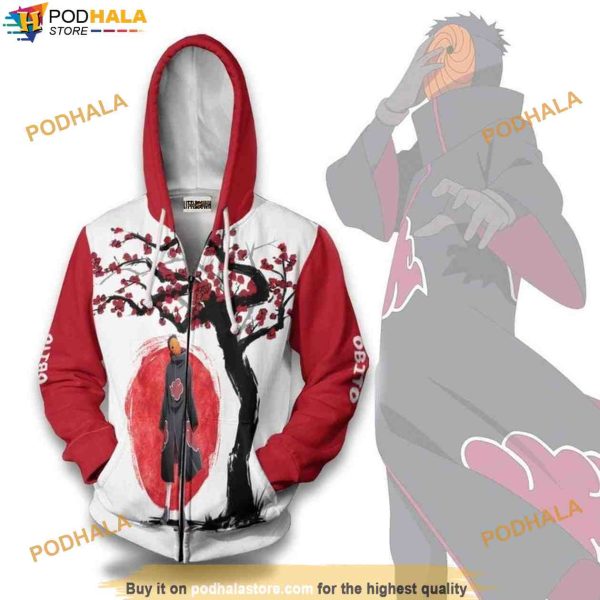 Obito Akatsuki Hoodie Hoodie Nrt Clothes Anime Outfit Ninja Under The Sun