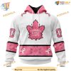 October Breast Cancer Awareness Paisley NHL Toronto Maple Leafs Hoodie 3D