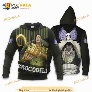 One Piece Crocodile One Piece Anime Manga 3D Hoodie Sweatshirt