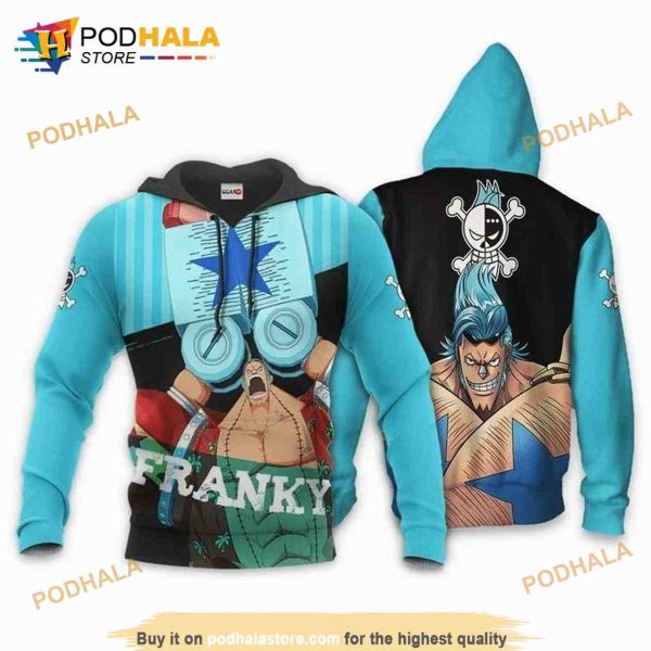 One Piece Franky One Piece Anime Manga 3D Hoodie Sweatshirt