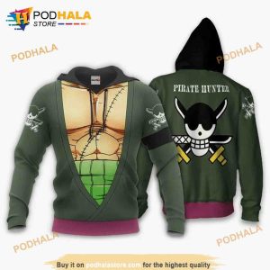 One Piece Roronoa Zoro Anime Manga 3D Hoodie Sweatshirt