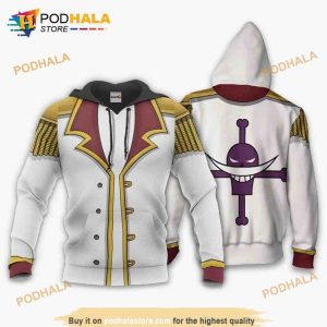 One Piece Whitebeard Anime Manga 3D Hoodie Sweatshirt