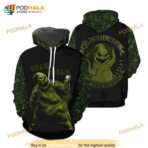 Oogie Boogie Well Well Well What Have We Here 3D Halloween Hoodie