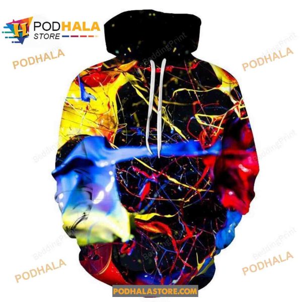 Paint Splatter Sweatshirt 3D Hoodie