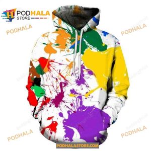 Paint Splatter Sweatshirt 3D Hoodie – Ny21