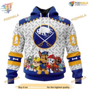 PawPatrol Special Design NHL Buffalo Sabres 3D Hoodie Custom Apparel