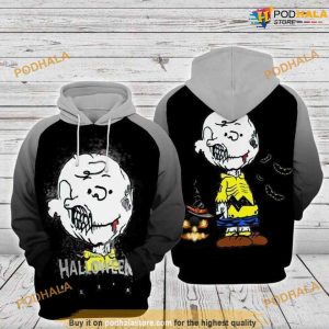 Peanuts Charlie Brown Halloween 3D Funny Christmas Hoodie