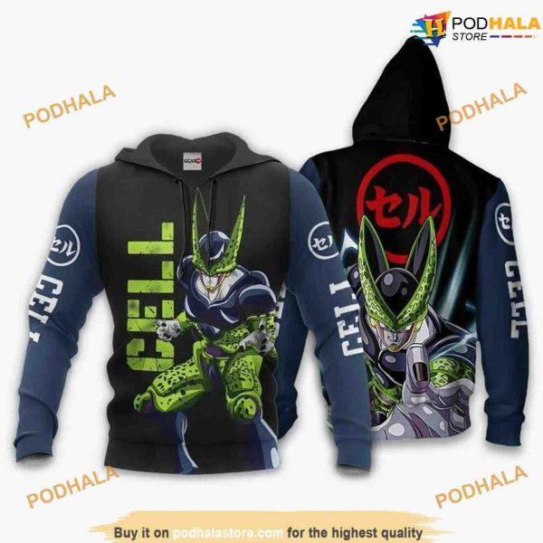 Perfect Cell Dragon Ball Anime Manga 3D Funny Christmas Hoodie