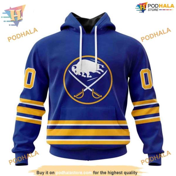 Personalized 2023 Home Kits NHL Buffalo Sabres 3D Hoodie Trendy Apparel