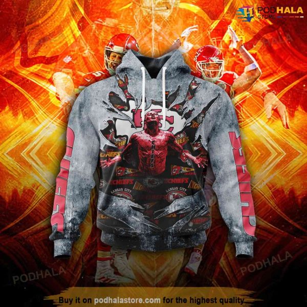 Personalized Faricmetall Kansas City Chiefs Hoodie 3D