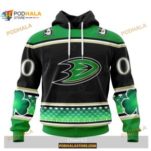 Personalized NHL Anaheim Ducks – Specialized Unisex Kits Hockey Celebrate St Patrick’s Day Hoodie 3D